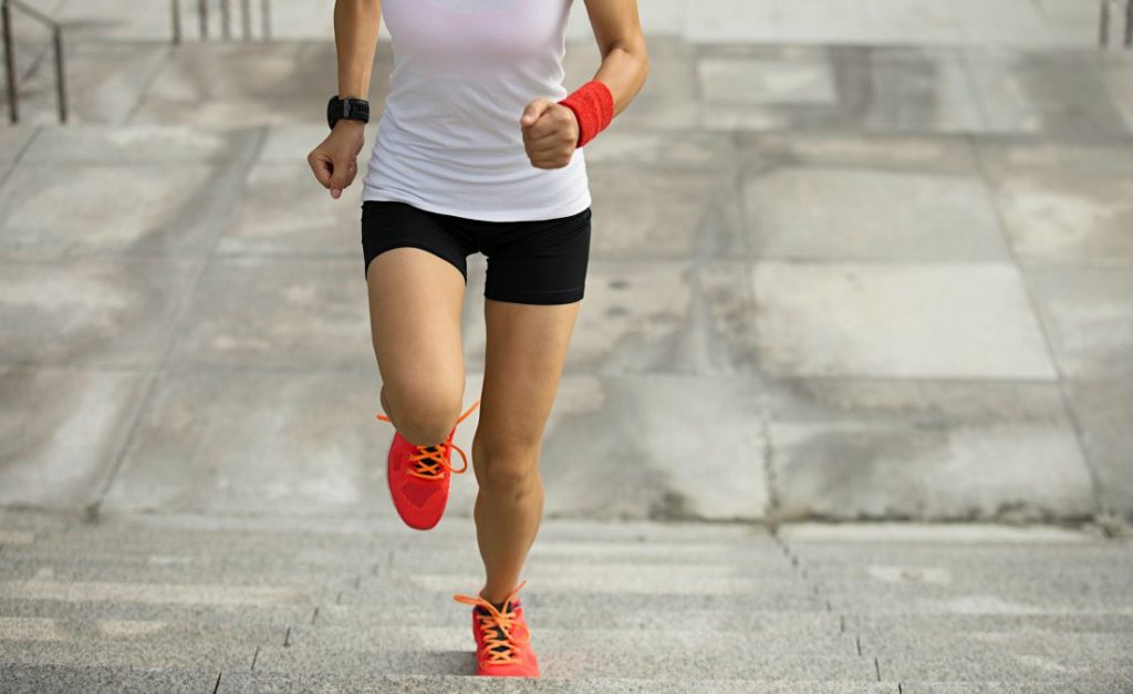 girl running in a weight loss programs in Kansas City